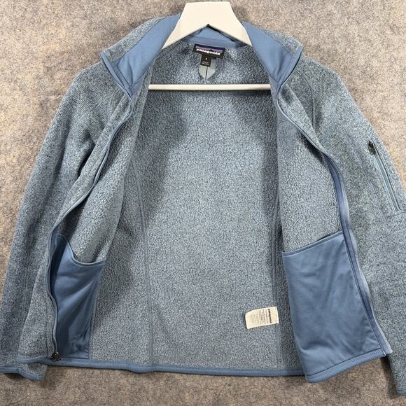 Patagonia Women's Better Sweater Jacket Full Zip Berlin Blue Size SM STY25543 - Picture 10 of 13